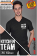 DE9223 KITCHEN TEAM CHEF AŞÇI TİŞÖRT